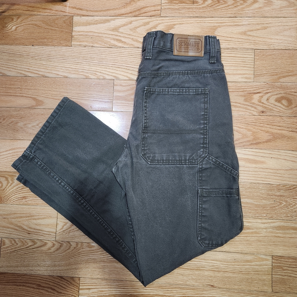 Schmidt Pants Men's Work  Size 30x30, Work Pants Carpenter Style